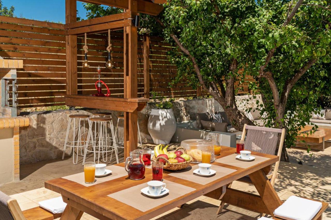 Villa Ellovos With Private Pool Rethymno Exterior foto