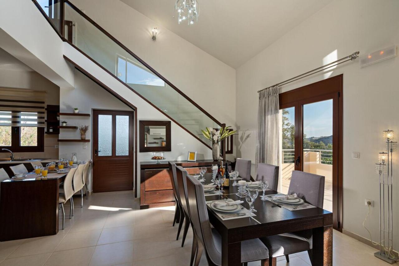 Villa Ellovos With Private Pool Rethymno Exterior foto