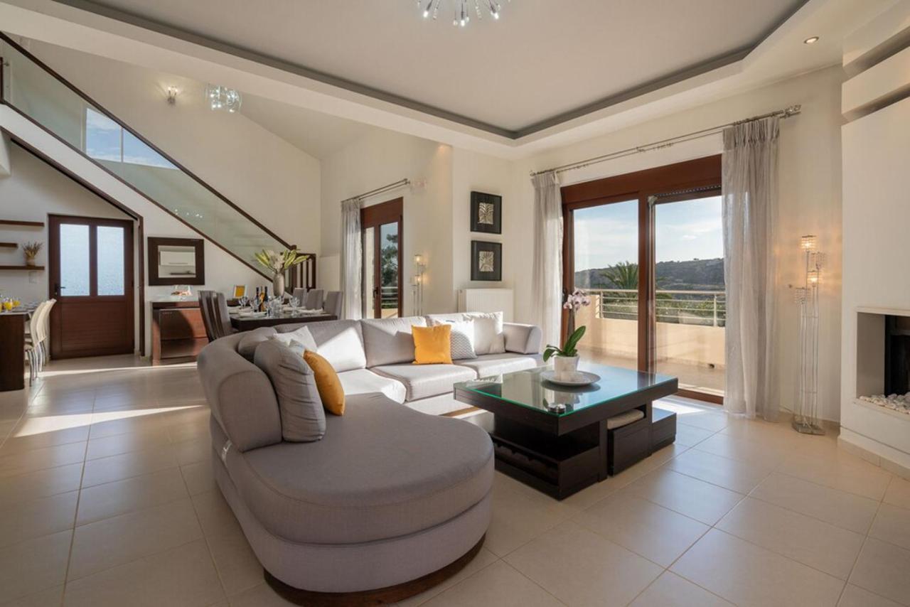 Villa Ellovos With Private Pool Rethymno Exterior foto