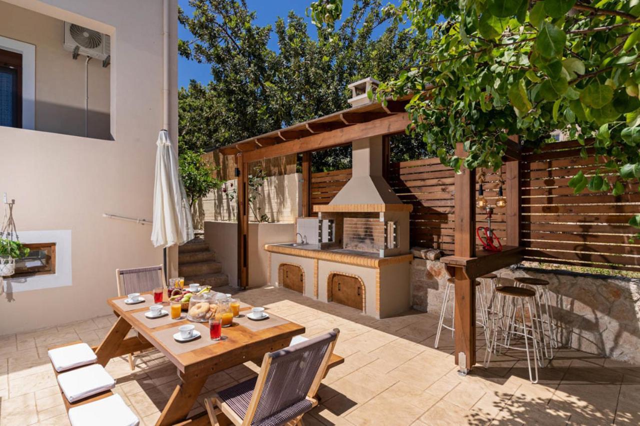 Villa Ellovos With Private Pool Rethymno Exterior foto