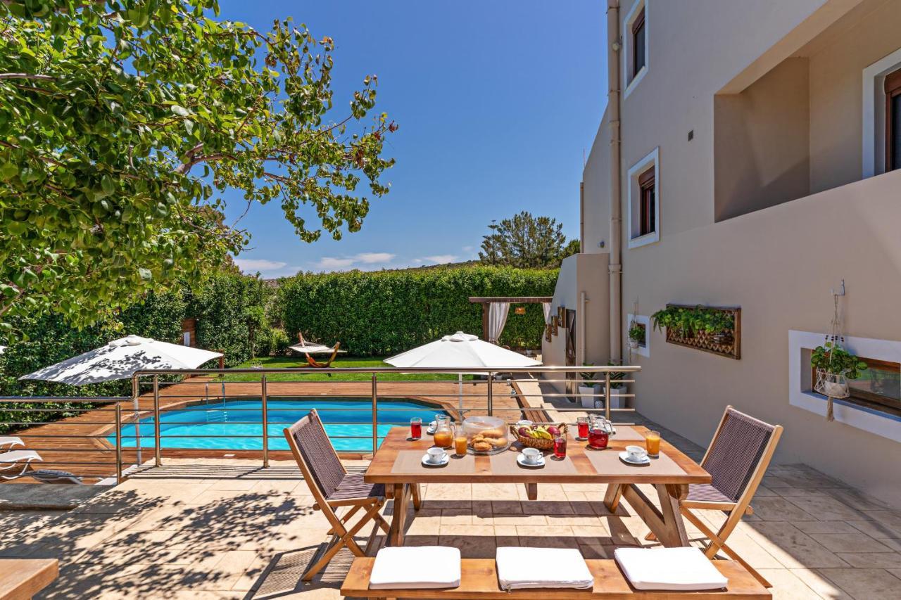 Villa Ellovos With Private Pool Rethymno Exterior foto